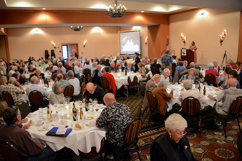 Mamie at the banquet